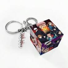 Jujutsu Kaisen 1个动漫人物可爱迷你钥匙扣挂件，亚克力材质，可作背包挂饰、礼物、钥匙扣、包包装饰，男女皆宜 - 查看 11