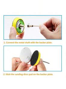 Bộ 50-100 đĩa mài 2 inch/50mm, độ nhám 60-2000, thích hợp cho phụ kiện dụng cụ xoay. - Nhiều màu - Xem 5