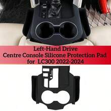 1 pieza Alfombrilla de almacenamiento de consola central de silicona sin olor para Land Cruiser LC300, caja de almacenamiento bajo la pantalla & protector de consola, caja de almacenamiento superior/inferior 2 en 1 con soporte para ETC, bandeja organizadora de basura impermeable y resistente a manchas, almohadilla antideslizante integrada, fácil de instalar & limpiar, accesorio de almacenamiento & decoración interior del automóvil - A - Ver 8