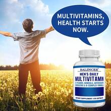 Men's Prostate Health Supplement, Daily Multivitamin And Mineral Supplement, Fortified With An Antioxidant Fruit And Energy Blend To Support Immunity And Prostate Health - 120 Capsules - 1 瓶 - 查看 5