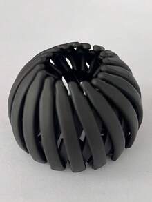 4pcs Women Matte Bird Nest Hair Clips, Bun Maker, Ponytail Holder, Expandable Hair Claws For Daily Use - Multicolor - View 5