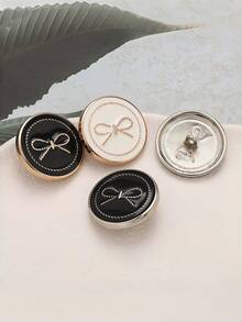 10 chiếc/gói khuy nơ bằng len cashmere mềm mại dùng cho áo sơ mi, áo khoác, áo len. - 10 chiếc - Xem 4