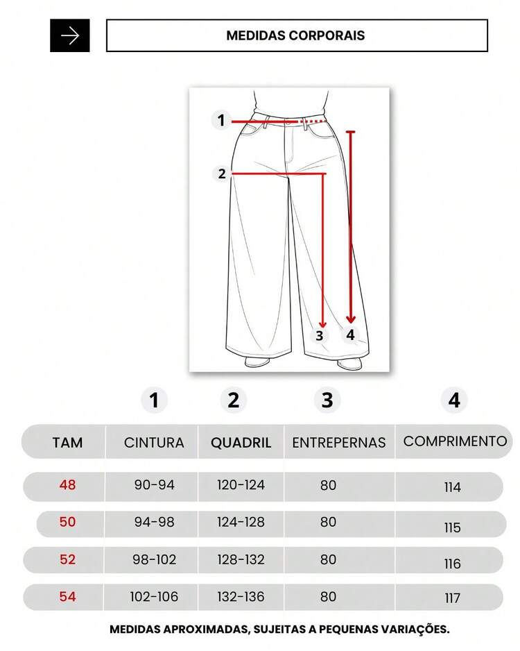 Women's Plus Size Wide Leg Pants With High Waist - Rỉ Nâu - Xem 6