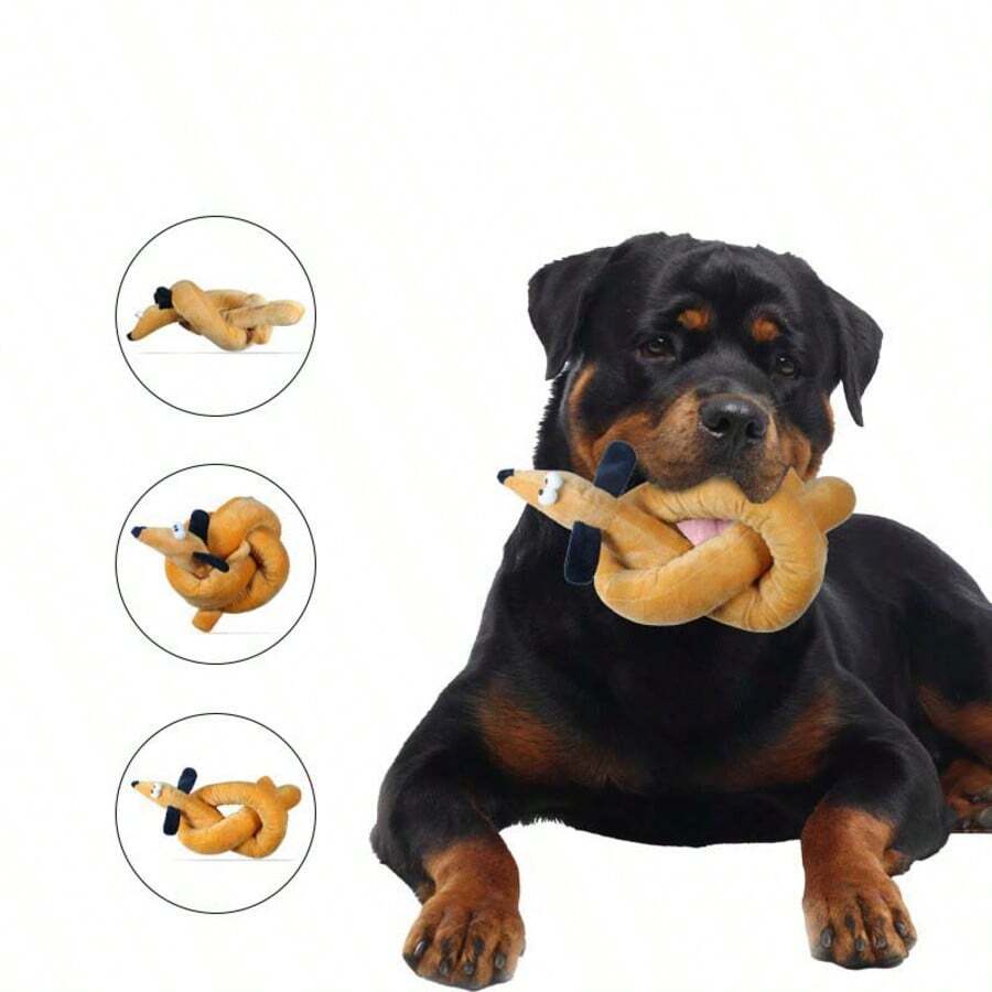 Búp bê chó/mèo nhồi bông có tiếng kêu, thú nhồi bông tương tác. - Nhiều màu - Xem 1