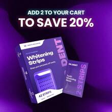 Teeth Whitening Strips-21 Applications For 30min Yellow Teeth Stain -Nano-Hydroxyapatite - Purple - View 10