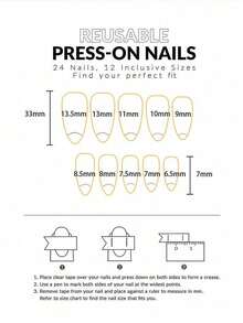 24 miếng dán móng tay hình hoa cúc xanh dương, nền đen bóng, kích thước trung bình, được vẽ tay, họa tiết hoa cúc nhỏ cá tính, tiện dụng cho sử dụng hàng ngày, dự tiệc và du lịch. - màu đen - Xem 6