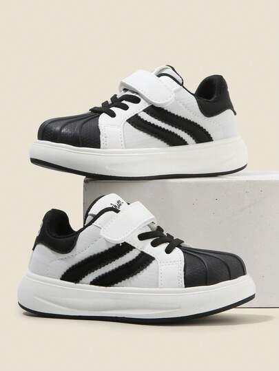 1 par de zapatos deportivos casuales unisex para bebé con , planos, cómodos y transpirables antideslizantes, adecuados para caminar dentro y fuera de casa