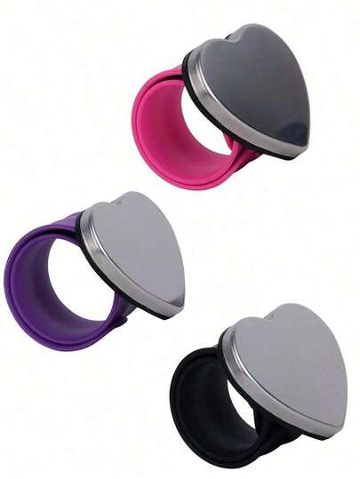 1pc Professional Magnetic Silicone Bracelet Wrist Band Hair Clips And Hairpins Adsorption Make Up Watch Band Magnetic Sewing Pin Cushion Valentine's Day ,Hair Styling Tools Hair Accessories