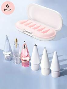 Bộ 6 ngòi thay thế tương thích với Apple Pencil Pro/Thế hệ thứ 2/Thế hệ thứ nhất/USB-C, ngòi bút Apple Pencil nâng cấp kèm hộp đựng ngòi, bền, đầu ngòi mảnh, điều khiển chính xác, dành cho bộ ngòi bút iPad. - Nhiều màu - Xem 19