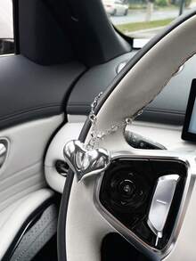 1件装领结汽车方向盘装饰，个性化汽车内饰配件链吊坠 - A - 查看 5