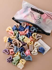 20 chiếc kẹp tóc hình trái tim bất đối xứng dễ thương, kẹp tóc bên hông dành cho nữ, kẹp tóc búi rối, kẹp tóc mini, phụ kiện kiểu tóc công chúa. - Nhiều màu - Xem 5