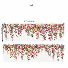 5*200cm 1 cuộn băng dính PET chủ đề dây leo tươi mát, tự dán, dùng để trang trí sổ lưu niệm, nhật ký, tranh ghép ảnh. - Xem 11