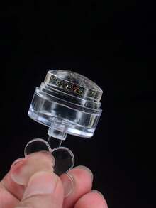 美甲印花工具套装，透明极光雪花硅胶印章，美甲钢板印花DIY，大小美甲印章和刮板 - 無色 - 查看 6