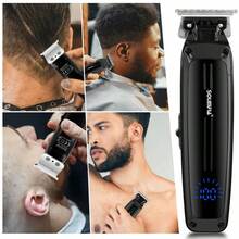 1pc USB Rechargeable Electric Hair Clipper, Bald Head Shaver, Home Use Hair Trimmer - View 8