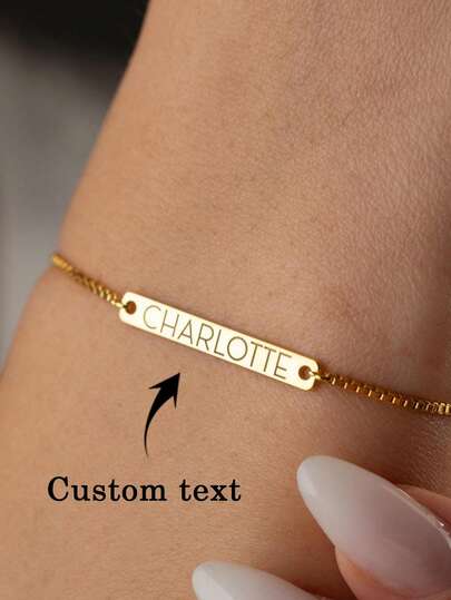 1 chiếc vòng tay thanh khắc chữ theo yêu cầu, vòng tay mini bằng bạc Sterling, có thể tùy chỉnh tên/văn bản/ngày tháng/kích thước, v.v., vòng tay khắc tên theo yêu cầu, vòng tay chữ cái đầu, vòng tay khắc tên tinh tế, vòng tay tối giản, trang sức cá nhân hóa, quà tặng cho bạn trai, quà Giáng sinh, quà tặng tùy chỉnh.