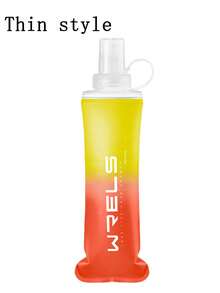 WRELS 1/2件漸層時尚便攜可折疊輕量軟水瓶，150/250ml/500ml可選，適合跑步、徒步與騎行 - 彩色 - 查看 17