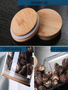 Frasco de vidrio borosilicato de alta calidad sellado para azúcar, crema, té, aperitivos, condimentos, decoración de mesa para bodas y festivales, cocina, regalo de Navidad, útiles escolares, granos de café con amplias aplicaciones en restaurantes, cocina, hotel, regalo de Navidad, útiles escolares - Multicolor - Ver 9