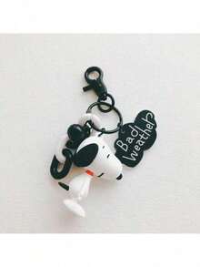 SNOOPY 1 chiếc móc khóa sáng tạo, mặt dây chuyền hình hoạt hình dễ thương dành cho cặp đôi, phụ kiện túi xách - Nhiều màu - Xem 7