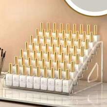 5/4/3 Tier Detachable Multi-Functional Storage Rack, Suitable For Storing Perfume, Cosmetics, Glasses, Nail Polish, Etc. Acrylic Material, Large Capacity Design, Suitable For Use In Vacation, Beach, Bathroom, Bedroom And Other Scenarios. - Multicolor - View 7