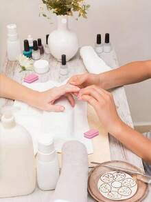 50 miếng dũa móng tay hai mặt, mút xốp mini. - Nhiều màu - Xem 4