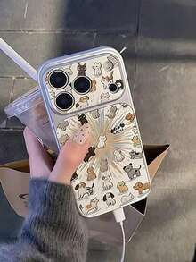 Ốp lưng điện thoại họa tiết mèo bao phủ toàn màn hình, phù hợp với 17/17 Air/17 Pro/17 Pro Max, 16/16 Plus/16 Pro/16 Pro Max, 15/15 Plus/15 Pro/15 Pro Max, 14/14 Plus/14 Pro/14 Pro Max, 13/13 Pro/13 Pro Max, 12/12 Pro/12 Pro Max, 11/11 Pro Max, Chống rơi, Chống sốc, Chống bụi, Giá trị cao, Được ưa chuộng - Nhiều màu - Xem 4