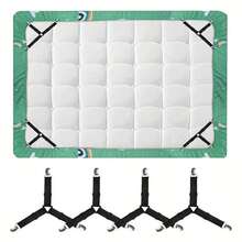4 kẹp tam giác điều chỉnh được, chống trượt dùng cho ga trải giường - Thích hợp cho đệm sofa và chăn ga gối, dễ vệ sinh, dùng để cố định ga trải giường. - Chốt + Kẹp Đen - Xem 5