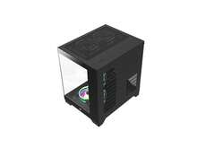Bgears B-Pellucid MicroATX Black Micro ATX Tower Case, Tempered Glass Compact Design - View 4
