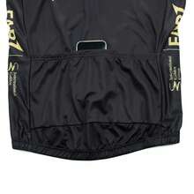 UCI BORA 1 áo đạp xe ôm sát, co giãn cao, tay ngắn, thoáng khí của UAE - màu đen - Xem 8