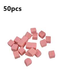 100/50pcs Mini Sponge Blocks - Manicure Accessories And Supplies (Including 4-Prong Tweezers). Tools For Nail Gel And Polish, Professional Reusable Nail Art Supplies, Manicure Tools And Instruments. Back To School Essential. Ombre Nail Sponge And Polish Applicator. - Multicolor - View 11