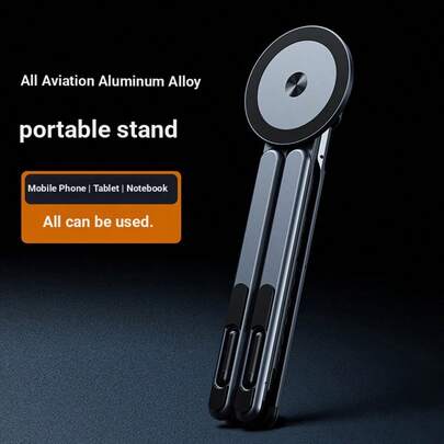 Giá đỡ điện thoại từ tính bằng hợp kim nhôm bán chạy nhất, giá đỡ đa năng di động phù hợp cho điện thoại thông minh, máy tính bảng và máy tính xách tay.