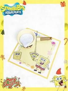 SpongeBob SquarePants 2件套创意星星组合项链，一对有趣的卡通好朋友配饰，适合节日派对氛围装饰，完美的派对装饰品，家居装饰（款式随机） - 彩色 - 查看 7
