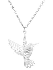 1 pieza Collar con forma de colibrí, adecuado para uso diario o como regalo. - XL754 - Ver 4