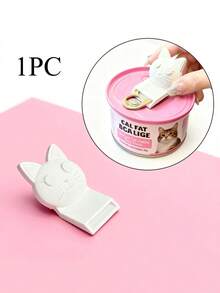 1 Abrelatas con forma de gato lindo para abrir latas de comida y bebidas mientras protege las uñas, perfecto para mujeres que cuidan sus uñas, adecuado para herramientas de cocina de plástico para latas de comida para gatos/perros. El abridor de botellas multiusos es un artículo imprescindible en la cocina - Ver 10