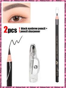 5/2/1支装子弹头单孔眉笔削笔器，适用于伸缩式眉笔/眼线笔，迷你便携多功能削笔器，打造完美眉形和持久妆容，价格实惠的化妆配件，适合梳妆台、卧室、旅行，圣诞礼物（不含眉笔） - 無色 - 查看 13