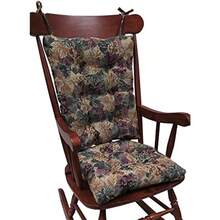 The Gripper Non-Slip Cabernet Tapestry Jumbo Rocking Chair Cushions - Cabernet - Ver 4