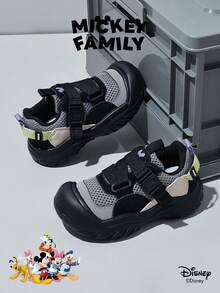 Disney 米奇官方授权合作款 | 一双迪士尼儿童运动鞋，适合日常、节日、运动和户外活动穿着。穿着舒适贴合，防滑、耐磨、透气。（男童运动鞋、男童板鞋、儿童运动鞋、女童运动鞋、女童板鞋） - 黑色 - 查看 1