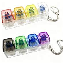 1 Set Keyboard Stress Relief Toy, Interesting Keychain Gift Suitable For Friends, Perfect Novelty Gift For Christmas And Halloween - Multicolor - View 3