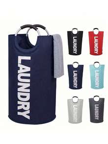 1 giỏ đựng quần áo bẩn lớn màu đen 92L, túi đựng quần áo bẩn có thể gấp gọn, giỏ đựng quần áo cao đứng độc lập, thùng giặt gấp gọn, giỏ đựng đồ giặt, giỏ giặt, dụng cụ sắp xếp phòng tắm, giỏ, giỏ đựng đồ, giỏ đựng quần áo bẩn có thể gấp gọn - Nhiều màu - Xem 3