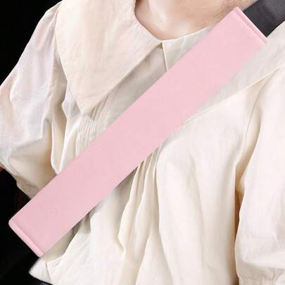 1 protetor de ombro rosa para cinto de de carro, almofada criativa para cinto de , antiderrapante e durável, macia e confortável, acessório de decoração para interior de carro, protege seu pescoço e ombro, presentes para namorada, Dia dos Namorados, Dia de Ação de Graças, 40 cm de comprimento