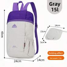 Outdoor Foldable Hiking Bag Ultra-Lightweight Sports Backpack Ultra-Light Travel Backpack Easy-To-Store Small Backpack Outdoor Spring And Summer Versatile Backpack Fashionable Casual Small Backpack Lightweight Hiking Backpack Snack Bag Small Backpack For Daily Use Waterproof Foldable Skin Bag New Model - Multicolor - View 19