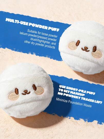 白色天鹅绒化妆海绵套装 2/4/8 件装，无香型，亲水性，不含乳胶，柔软粉扑，适用于眼部轮廓修饰、遮瑕、粉底，易于清洁，可重复使用，打造无瑕喷枪妆效