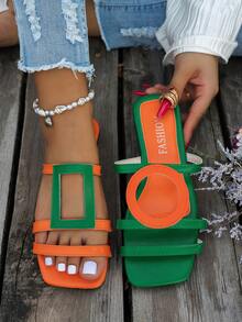 Màu cam xanh lá cây