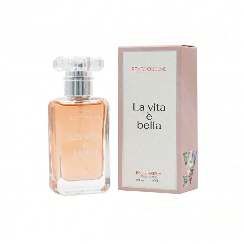 Mini perfume para mujer REYES QUEENS, La vita è  bella 30 ml Familia Olfativa: Floral, Tamaño: 30 ml, Formato: 1 Unidad, Concentración: Agua de perfume, Género: Femenino - Floral - Ver 1