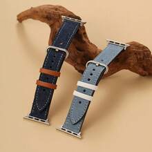 帆布替换表带，兼容 Series 1-11 SE Ultra 3 2，兼容 49mm、46mm、45mm、44mm、42mm、41mm、40mm 和 38mm 尺寸的 表带 - 彩色 - 查看 5