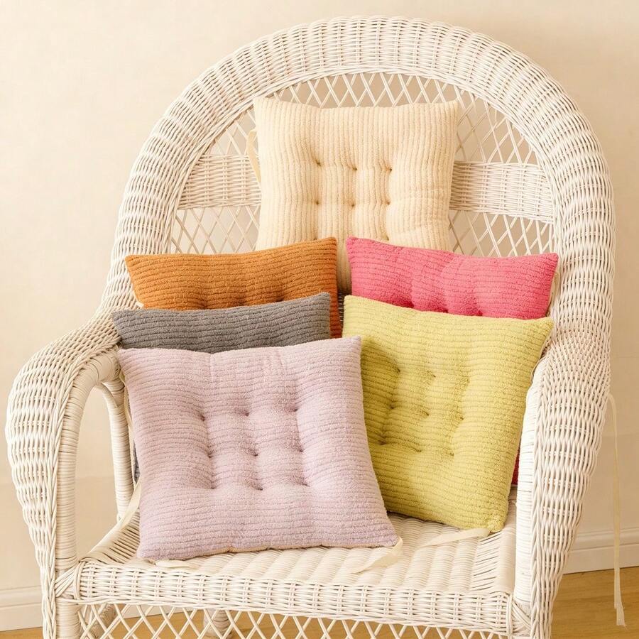 1 chiếc đệm ngồi dày mềm mại, phù hợp cho mọi mùa, đệm lót ghế học sinh/văn phòng. - Nhiều màu - Xem 1