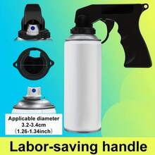 1个辅助喷枪，喷漆辅助手柄，汽车墙面手动喷枪手柄，自喷漆工具，喷漆辅助喷枪，轻松喷漆枪，喷漆枪 - A - 查看 2