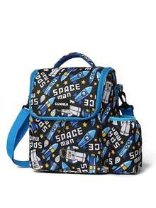 1pc Dinosaur Themed Insulated Lunch Bag, Unisex, Cute Insulated Lunch Box Set With Handle And Detachable Shoulder Strap, Reusable, Insulated Lunch Bag Set With Detachable Shoulder Strap Cooler Bag Waterproof Large Capacity Picnic Outdoor Picnic Bag Lunch Bag For Women School Supplies Camping Essentials - Multicolor - View 35