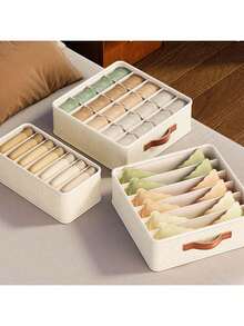 1/2 chiếc Hộp đựng đồ lót Tianshan - Ngăn kéo sắp xếp đồ lót phòng ngủ có vách ngăn, hộp đựng đồ lót đa năng cho ký túc xá và tủ quần áo gia đình, sắp xếp phòng ngủ, lưu trữ gia đình, bộ xuân cho nữ, xuân, quần áo xuân, tối giản - núi tuyết trắng - Xem 7