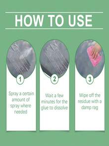 JUE FISH 胶水去除剂；胶水和粘合剂去除剂；胶水去除喷雾剂能有效溶解各种胶水、胶带残留物和标签粘合剂，轻松恢复清洁表面，且不会损伤汽车、玻璃、塑料和其他材料的表面。适用于包括玻璃、塑料、金属在内的各种表面，不留痕迹。 - 液體 - 查看 4