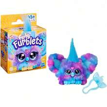 Hasbro Furby Furblets 迷你朋友，45 种以上音效和音乐，只会说 Furbish 语，电子毛绒玩具，返校礼物，适合 6 岁及以上儿童 - 彩色 - 查看 24